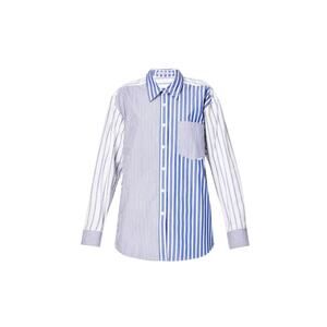 Alexander Wang Relaxed-fit Striped Cotton Shirt - XS - Navy/White